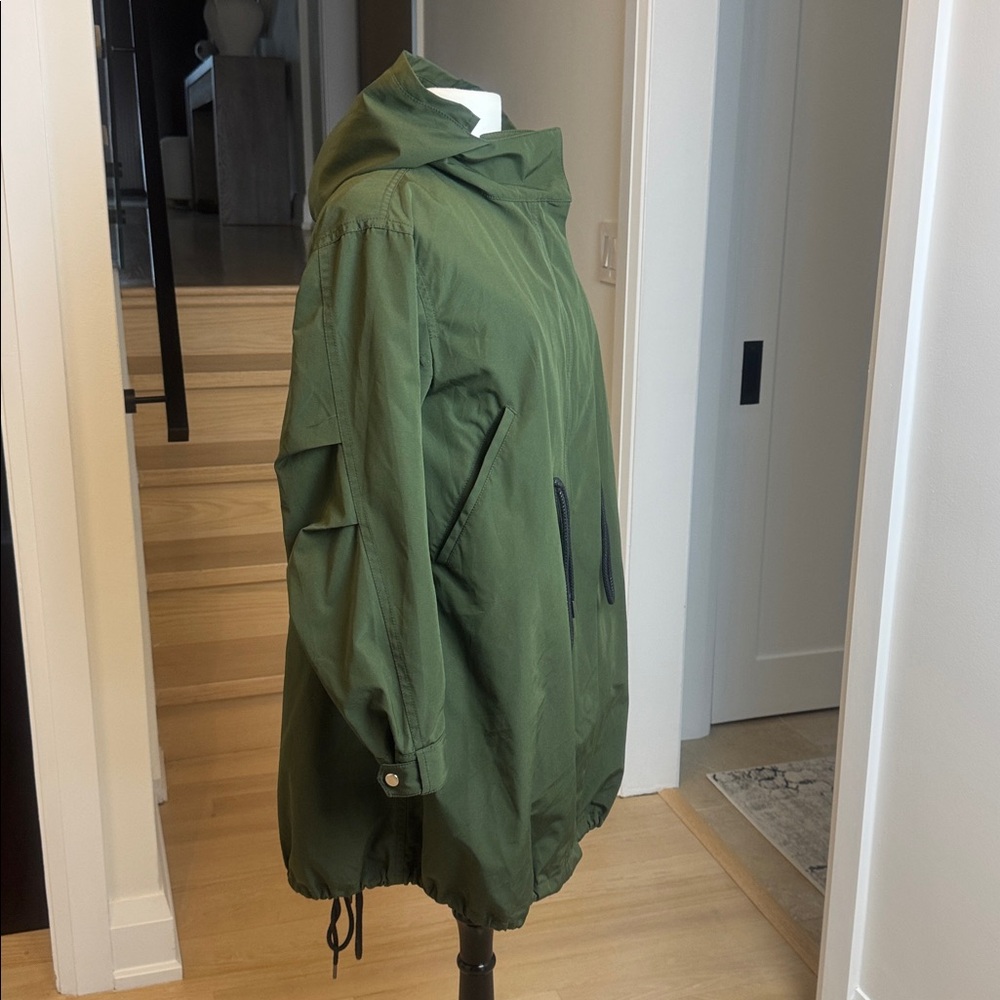 MO&Co. Olive Green Hooded Parka – Size S – Removable Lining - Picture 2 of 8